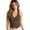 1—Brown, variant on Arlun Womens Button down Tank Tops Solid Color Ribbed Deep V-Neck Sleeveless Slim Fitted Halter Vest Summer Trendy Cute Crop Going out Tops for Casual Daily Wear 1—White XS