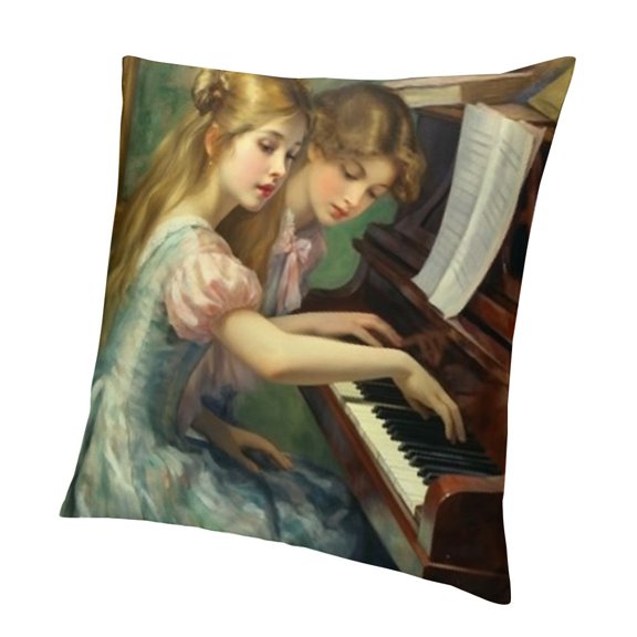 Impressionist Art Painting Square Decorative Cushion Covers