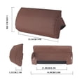 thumbnail image 4 of Yingyy Coussin de Fauteuil Inclinable Coussin de Cou Réglable et Confortable : 35 15 6 cm Appui-Tête Cou Gris et Confortable, 4 of 6