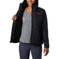 thumbnail image 4 of Columbia Womens Copper Crest Hooded Jacket Black 2X, 4 of 9