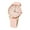 Rose, variante sur Shisuyan Montre-Bracelet pour Femmes Montre de Loisirs pour Femmes Montre Bracelet pour Dames Montre Ajustable pour Filles
