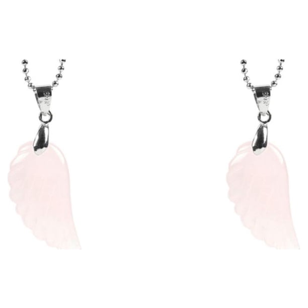 Collar con colgante de piedras para mujer joyería cadena para El cuello Minnieouse Cuarzo+Cadena 2piezas