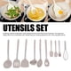 thumbnail image 3 of Juego De Utensilios, Juego De Utensilios De Cocina, Silicona SUS Tolerante A Altas Temperaturas, Exquisito Antiadherente Para El Hogar, 3 of 7