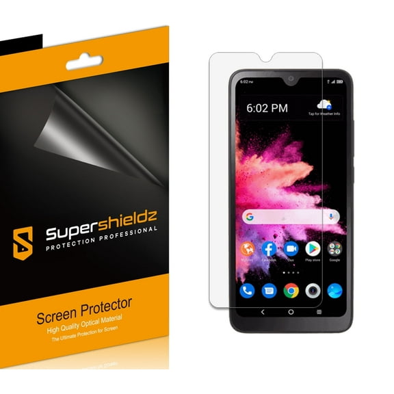 (6 Pack) Supershieldz Designed for Alcatel TCL 30 Z /TCL 30Z / TCL 30 LE Screen Protector, High Definition Clear Shield (PET)