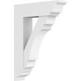 thumbnail image 1 of Ekena Millwork BKTP05X24X32OLY01 Support PVC de Qualité Architecturale Olympique Standard avec Extrémités Traditionnelles - 5 x 24 x 32 Po., 1 of 1