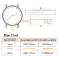 thumbnail image 2 of Uxcell Silicone Watch Band 20mm Quick Release Flexible Rubber Replacement Watch Strap with Stainless Steel Clasp for Men Women, White, 2 of 7