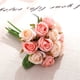 thumbnail image 5 of Billuyoard Ramo de rosas artificiales de champán, accesorios de decoración de para fiesta, hogar, simulación de flores, 2 uds. Flores artificiales, 5 of 6