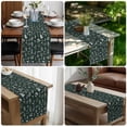 thumbnail image 5 of Dark Green Wildflowers Table Runner 36 Inches Long,Farmhouse Botanical Garden Floral Cotton Linen Table Runners Dresser Scarves,Fabric Tabletop Scarf Furniture Cover for Home Dinner Party 13"x36", 5 of 9