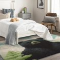 thumbnail image 3 of Animal Bear Area Rug 3x5, Dark Green Rugs for Entryway Bedroom Living Room, Wildlife Home Decor Carpet, Machine Washable Rug, Non Slip Soft Low Pile throw Rugs T6&-144, 3 of 7