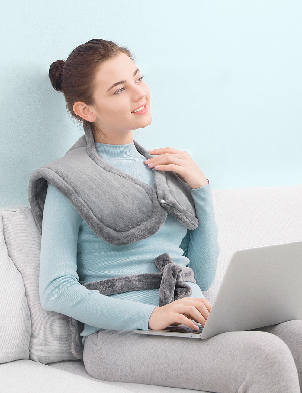 Sable Large Electric Heating Pad for Back & Neck Relief photo 7