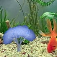 thumbnail image 5 of dajkiuy Fish Tank Landscaping Supplies - Fish Tank Accessories - Aquarium Decorations - Fluorescent Simulation Jellyfish - Silica gel, Blue, 5 of 6