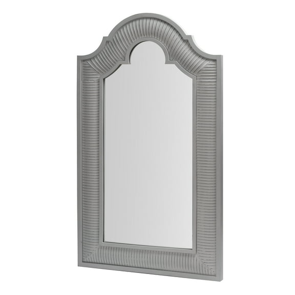 A & B Home Transitional Distressed Ridge Floor Mirror