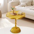 thumbnail image 2 of CNKOO Mobile Small Table Simples Household Small Round Table Lights Luxury Small Coffee Table Corner Table Bedroom, 2 of 6