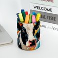 thumbnail image 5 of Solución de almacenamiento sin esfuerzo: Portalápices cilíndrico y organizador de escritorio para maquillaje y artículos de arte, Beautiful Cow, 5 of 5