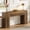 Dark Brown, variant on Fnova 71" Long Console Table, Farmhouse Wood Grain Entryway Table, Narrow Rectangular Sofa Table Behind Couch for Entrance, Hallway, Living Room
