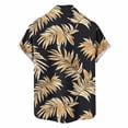 thumbnail image 3 of Eltusu Men's Hawaiian Shirts, Button Up Vacation Collared Short Sleeve Summer Beach Shirts Multicolor Size S, 3 of 4
