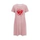 thumbnail image 2 of TaTaai Fashion Women's Valentine's Day Printed Nightgown, Short-Sleeve Round Neck Loose Dress, Airy Fabric for Summer Spring Daily Casual Occasions Gift, 2 of 6