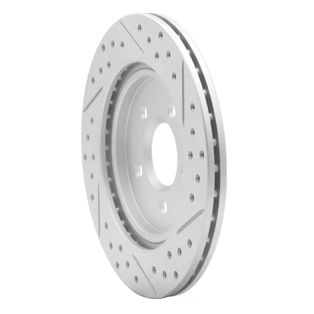 Dynamic Friction Company 830-54046L DFC Geoperformance Rotor - Drilled and Slotted