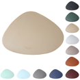 thumbnail image 2 of Coofit Faux Leather Placemat Waterproof Triangular Table Mat Table Placemat for Kitchen, 2 of 10