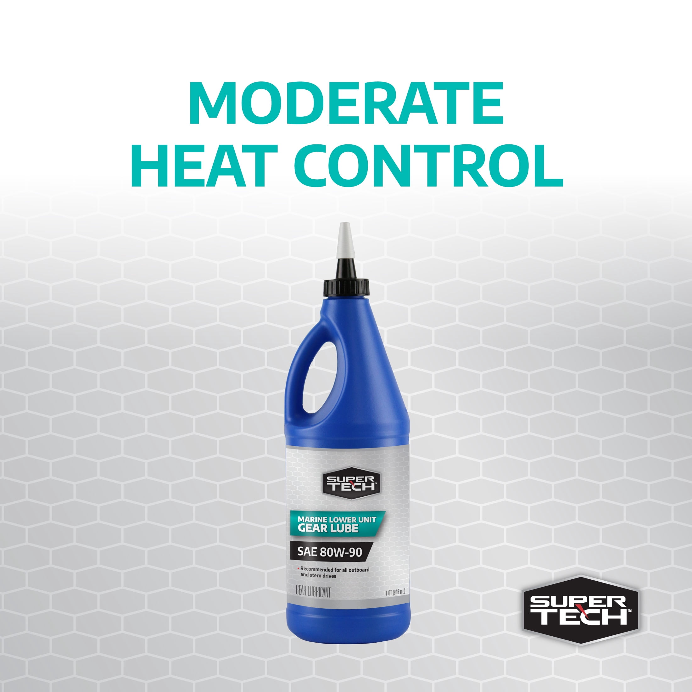 Super Tech Marine Gear Lube 80W-90, 1 Quart Bottle