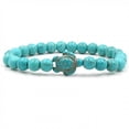 thumbnail image 3 of Bohemian Style Jewelry Turtle Turquoise Pendant Bracelet Beaded Bangle, 3 of 9