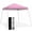 Pink, variant on Costway 10x10ft Patio Outdoor Instant Pop-up Canopy Slanted Leg UPF50+ Sun Shelter Pink