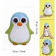 thumbnail image 5 of Almi Big Eyes Penguin Animal Slow Rising Scented Jumbo Squishy Kids Toys Gifts Gift, 5 of 5