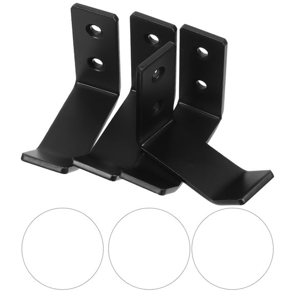 WEAVILUX Heavy Duty Metal Jack Stand Wall Mount Garage Hook 4Pcs 2.16X1.89X0.79In