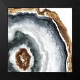 thumbnail image 2 of Pinto, Patricia 12x12 Black Modern Framed Museum Art Print Titled - Gray and Gold Agate II, 2 of 5