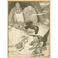 thumbnail image 3 of George Woolliscroft Rhead 15x18 Black Modern Framed Museum Art Print Titled - I Espied a Little Before Me a Cave, Where Two Giants, Pope and Pagan, Dwelt. (1898), 3 of 5