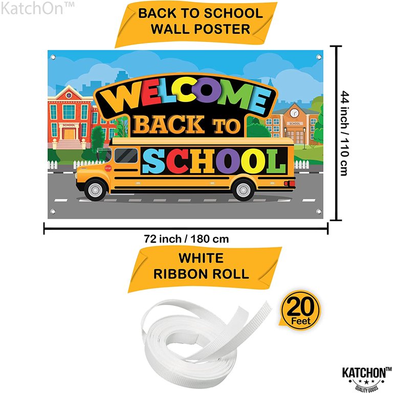 School Photo Backdrop Bienvenidos De Regreso A Clases Banner Spanish ...