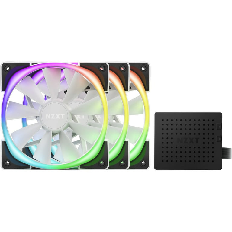 NZXT RGB2 120mm ×3 NZXT Aer RGB 2 120mm fans with RGB & Fan Controller, 3 Pack