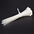 thumbnail image 3 of Uxcell PA66 20 inch 0.2 inch White Nylon Cable Ties Self Locking Zip Ties 50 Pack, 3 of 5