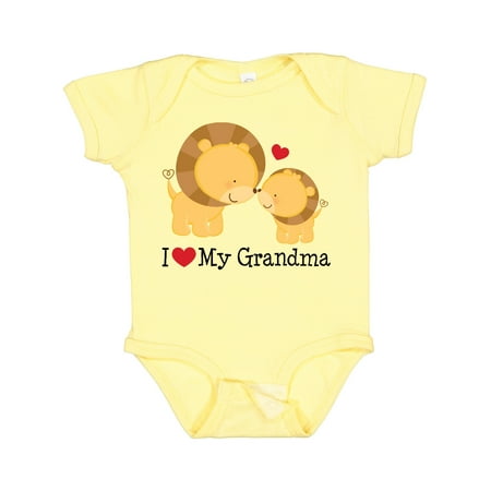 

Inktastic I Love My Grandma Gift Baby Boy or Baby Girl Bodysuit