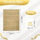 thumbnail image 2 of 6 Hojas de Etiquetas de Letras 0.18" Stickers de Letras Mini 3D Autoadhesivas de Aleación (Oro, Minúsculas), 2 of 7