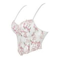 thumbnail image 3 of Birdeem Ceintures pour Femmes Imprimé Tournesol Bandage Rétro Bretelles Corset Débardeur, 3 of 10