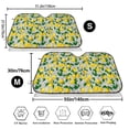 thumbnail image 3 of Kdxio Lemon1 Print Windshield Sun Shade,UV Rays and Sun Heat Protection,Sunshade for Car Windshield,Car Shade Front Windshield - Medium, 3 of 6