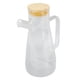 thumbnail image 1 of Botella De Aceite De Vidrio De Borosilicato Alto, Dispensador De Vinagre De Vidrio A Escala Transparente A Prueba De Polvo Con Ergonómico Para Cocina, 1 of 7