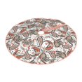 thumbnail image 2 of Bingfone Christmas Tree Skirt Mat Christmas Decoration Interior 48" -Paisley Floral, 2 of 6