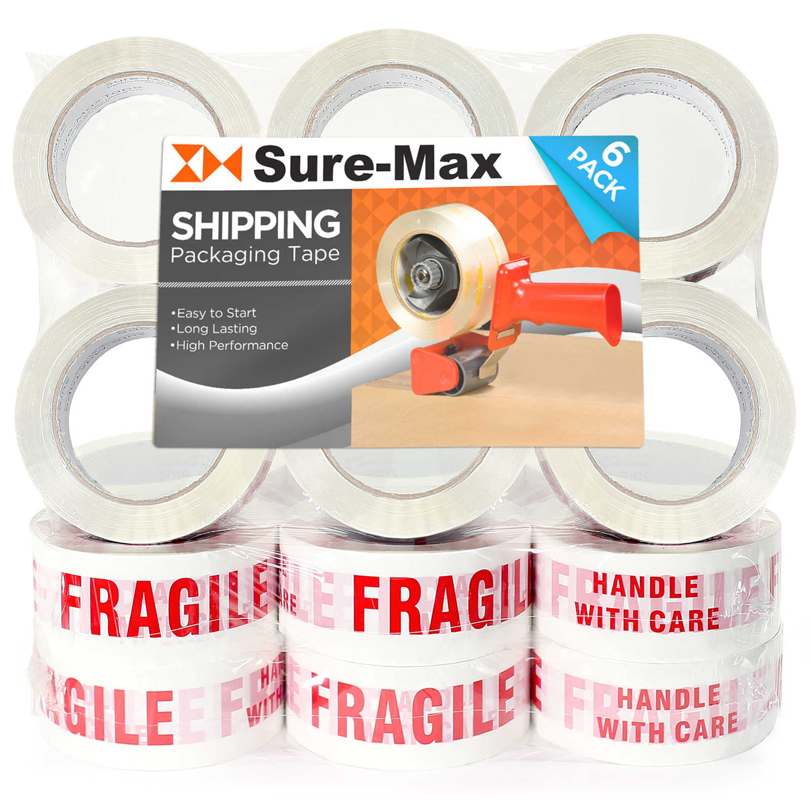 Special Tag Box Sealing Fragile Warning Sticker Care Shipping Packing Tape