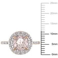 thumbnail image 2 of Everly Women's Morganite 10k Rose Gold Ring, 2 of 7