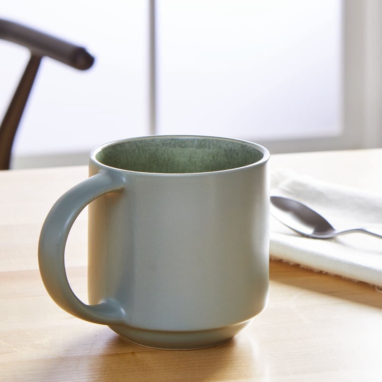 16 oz coffee mug white 16 oz Coffee Mug - Block A