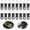 Z-Black, variant on Universal Detachable Metal Zipper Pull Replacement Kit, Easy Install Bag Luggage Zipper Tab Puller, Durable Fastener Accessory for Coat Purse Backpack Suitcase Broken Zipper Repair,Silver