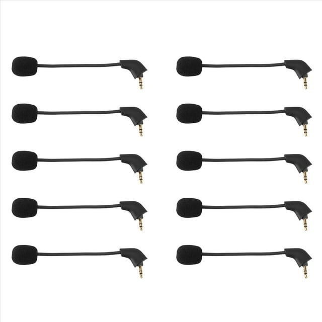 10X Reemplazo de MicróFono para Juegos para Cloud II / Cloud Core Computer Gaming Headset