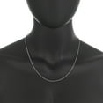 thumbnail image 4 of 1.9mm Solid .925 Sterling Silver Square Box Chain Necklace, 24 inches + Gift Box, 4 of 7