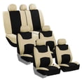 thumbnail image 1 of FH Group Universal Fit Car Seat Covers Flat Cloth, Split Benches for Cars, Auto, Trucks, SUV 3 Rows, 1 of 6