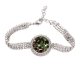 thumbnail image 1 of Graffiti Art Grain Illustration Pattern Tennis Chain Anklet Bracelet Diamond Jewelry, 1 of 3