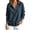 Dark Blue, variant on Womens V Neck Fuzzy Knit Cardigan, Soft Fluffy Cropped Button Down Sweater Jacket, Green,Size S