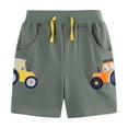 thumbnail image 2 of Cethrio Athletic Shorts for Girls, Elastic Waist Casual 2025 Graphic Summer Shorts Gray Size 7 T, 2 of 6