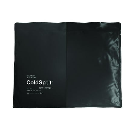 Relief Pak\xc2\xae ColdSpot\xe2\x84\xa2 Black Urethane Pack - standard - 11" x 14" - Case of 12